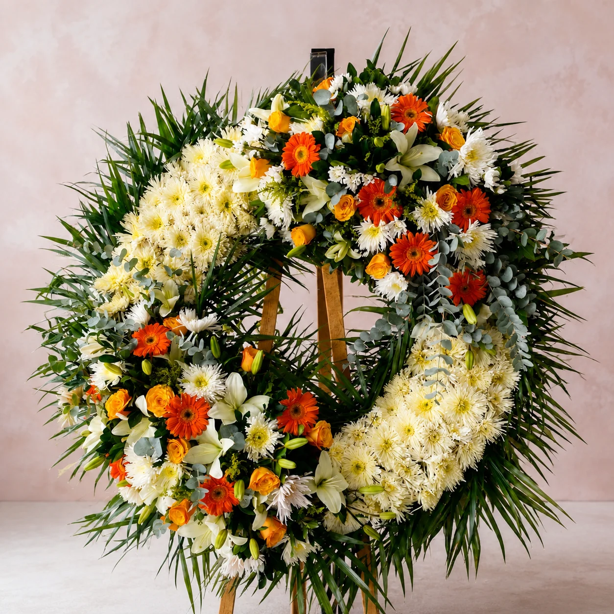 Corona Amanecer Sereno — arreglo fúnebre en Cartagena